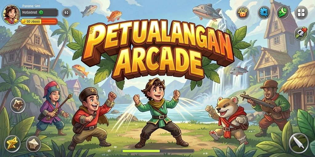 Tangkapan layar gameplay Arcade <strong>8ID</strong> yang penuh aksi dan tantangan.