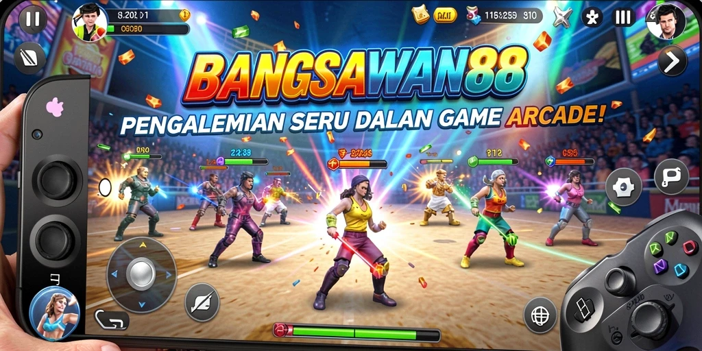 Screenshot menunjukkan gameplay seru dari BANGSAWAN88 dengan grafik yang menawan.