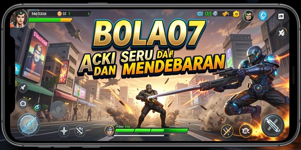 Tampilan gameplay seru dan mendebarkan dari BOLA07.
