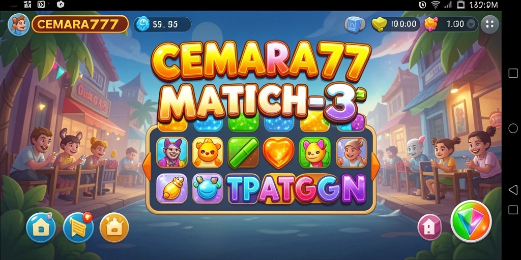 Tampilan gameplay seru dan penuh warna di CEMARA777.