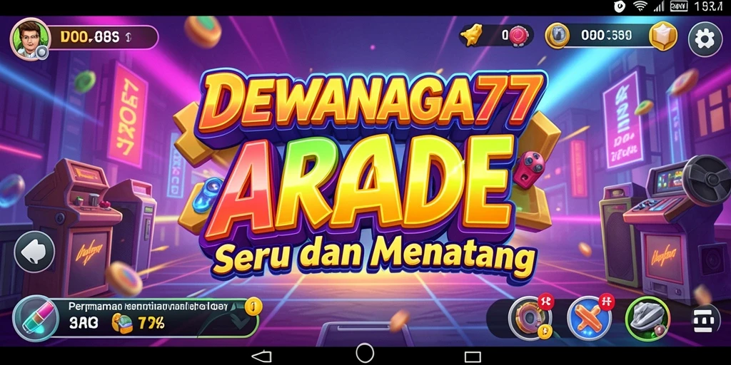 Tampilan gameplay menarik dari DEWANAGA77 yang penuh warna.