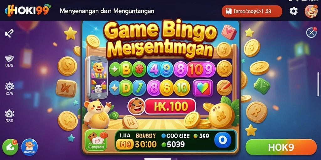Screenshot gameplay HOKI99 menampilkan momen seru saat bermain Bingo.