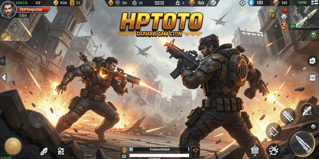 Tangkapan layar HPTOTO menampilkan aksi pertempuran seru di medan tempur.