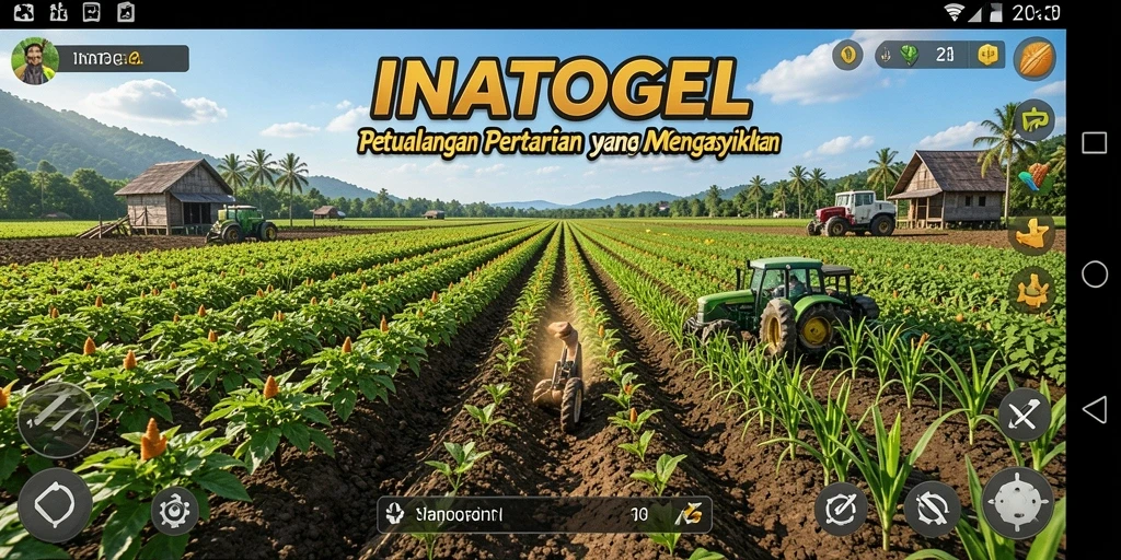 Gameplay seru di dunia pertanian yang luas.