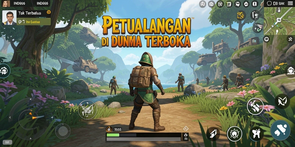 Tampilan mendalam dari gameplay Open World IND666 yang penuh petualangan.