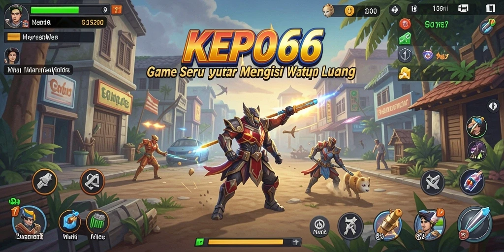 Tampilan gameplay menyenangkan dari KEPO66 dengan berbagai mini game menarik.