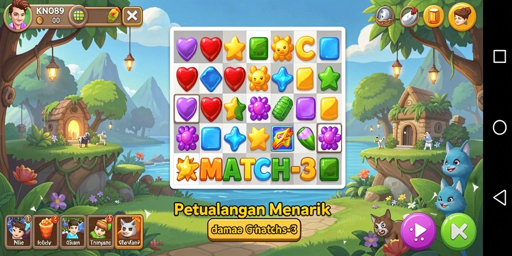 Tampilan gameplay KNO89 yang seru dan menarik.