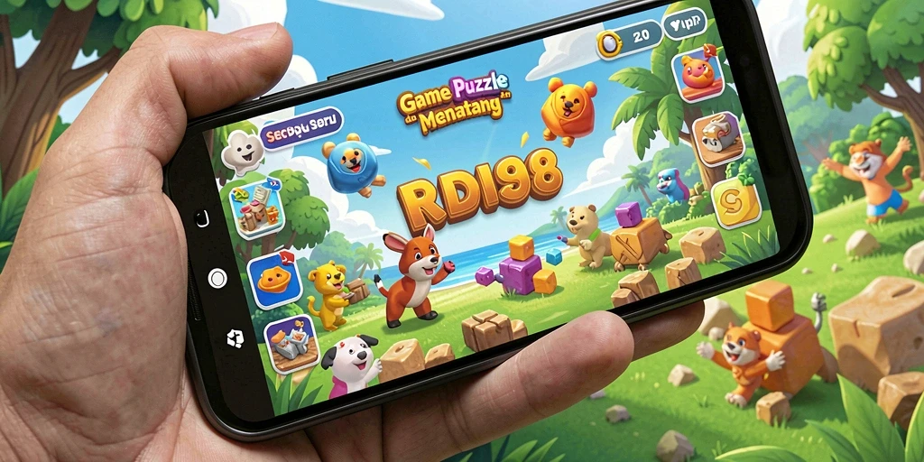 Tampilan gameplay puzzle yang memikat dari RDI88.