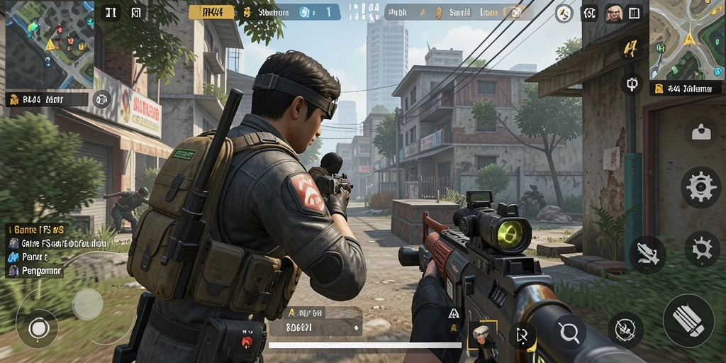 Gameplay seru dengan grafis menawan di RR44.