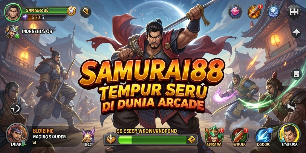 Tampilan seru dari gameplay SAMURAI88 yang menantang.
