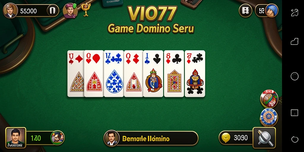 Tampilan menarik dari gameplay <strong>VIO77</strong> yang menampilkan aksi domino.